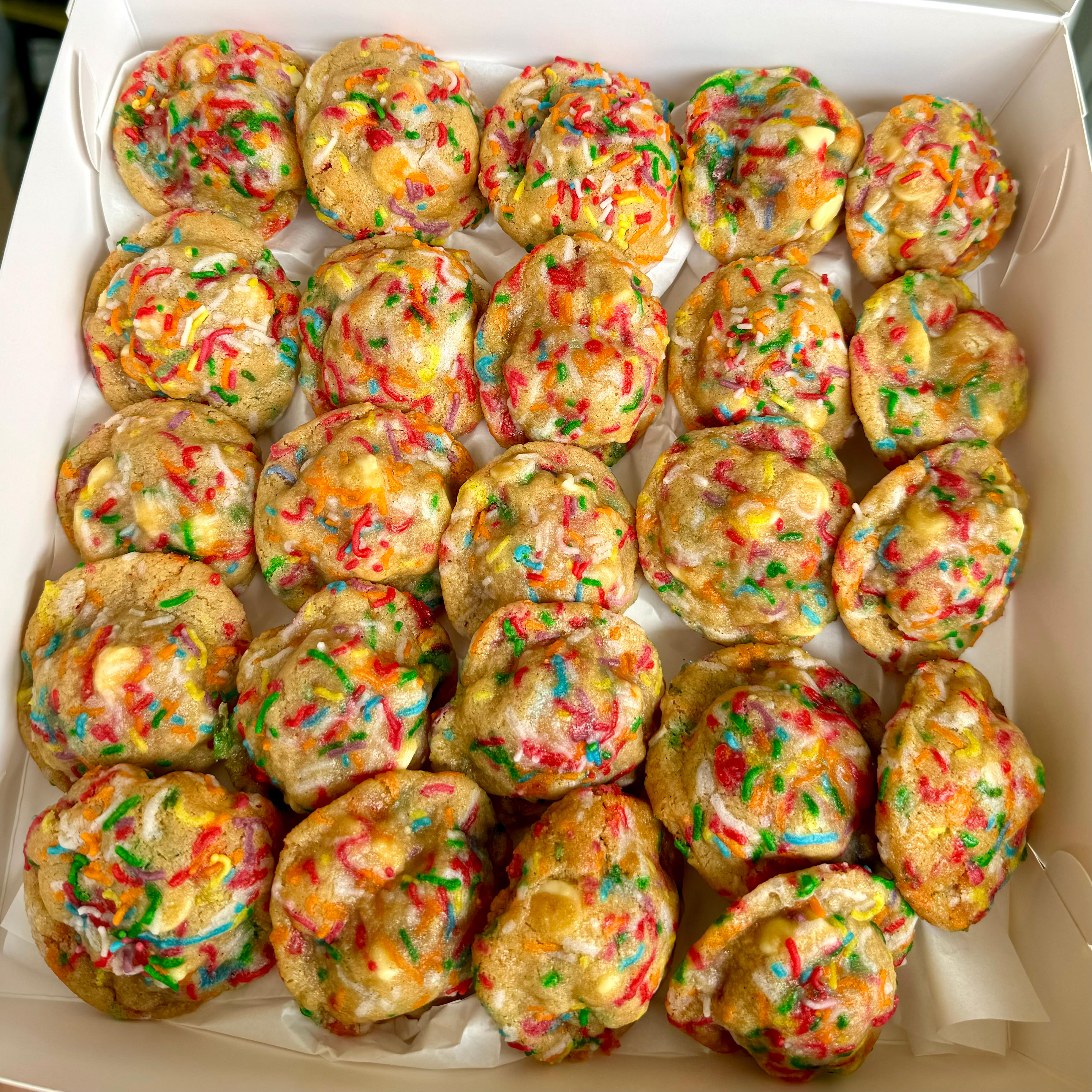 Mini Birthday Cake Cookies