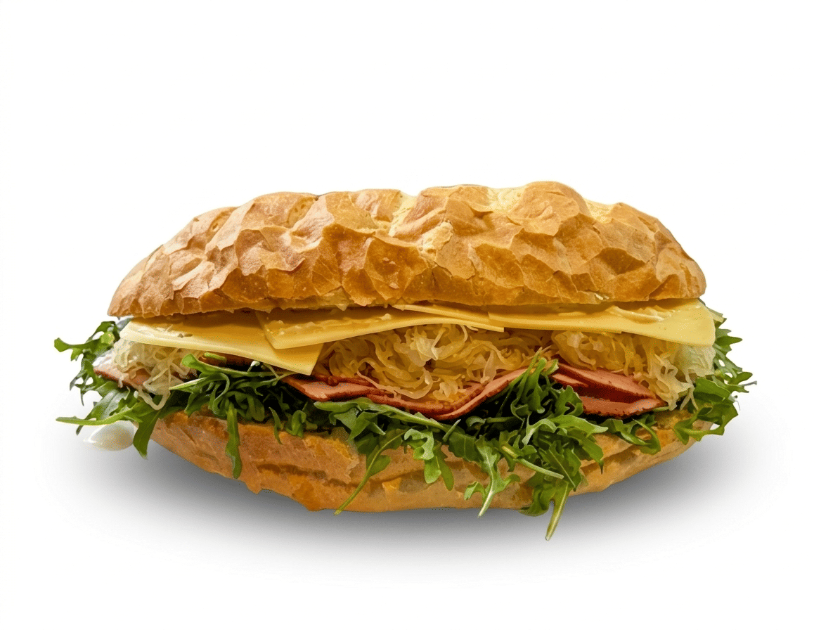 Reuben Huge Sandwich