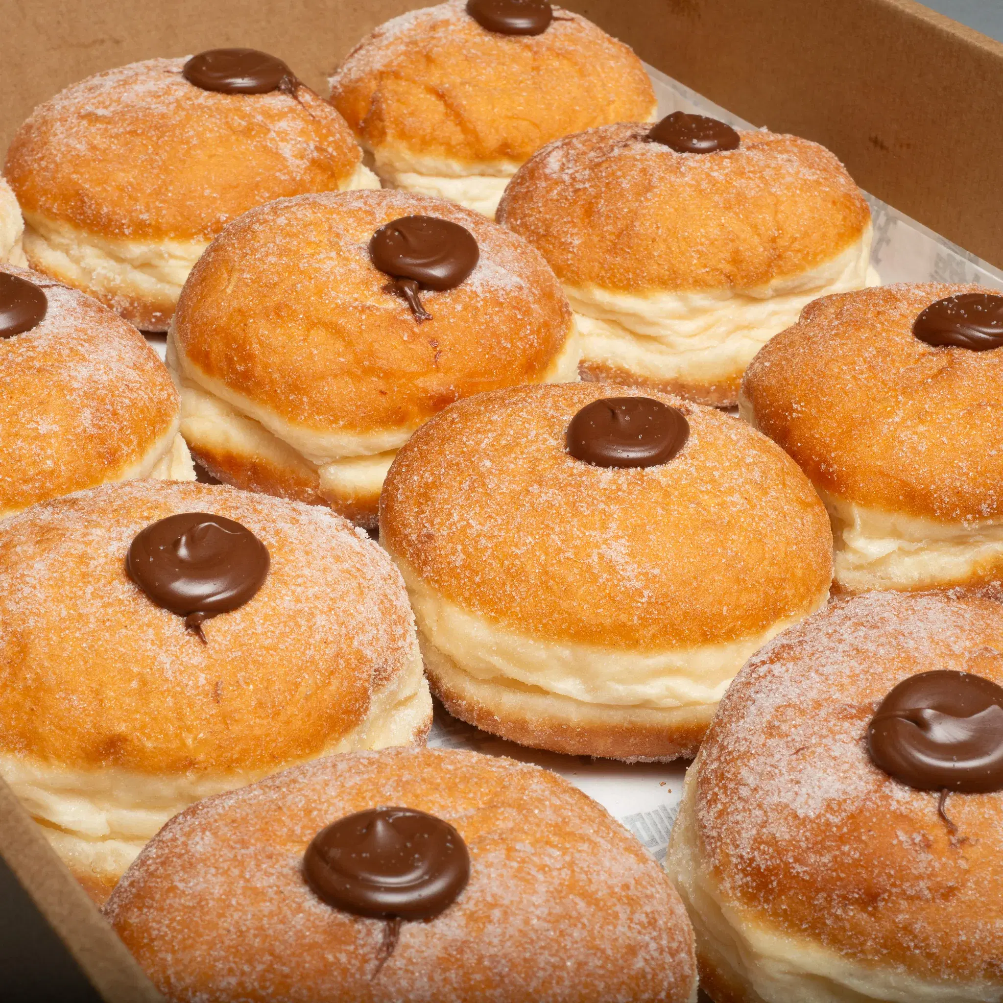 Nutella Filled Doughnuts