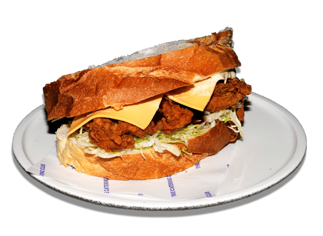 Huge BBQ Crumbed Chicken Sandwiches