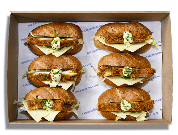 Crumbed Chicken Roll Platter