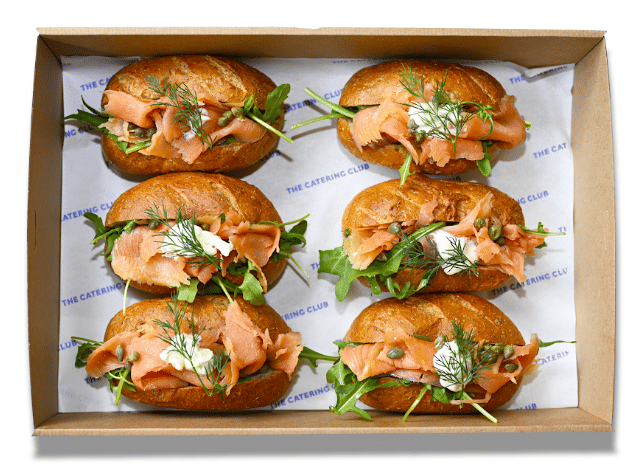 Smoked Salmon Roll Platter