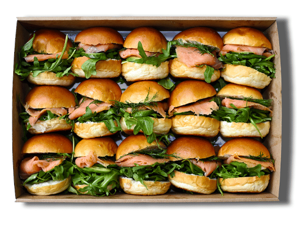 Smoked Salmon Sliders