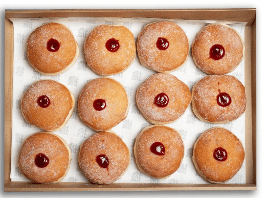 Jam Filled Doughnuts Platter