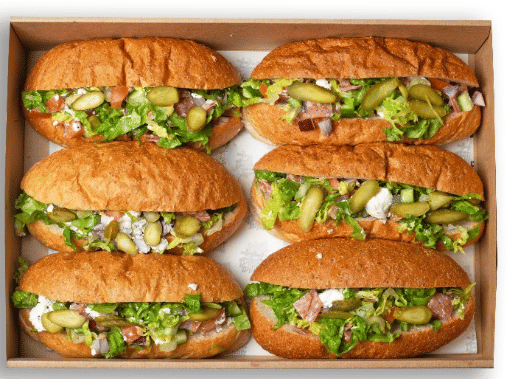Chop Salad Roll Platter