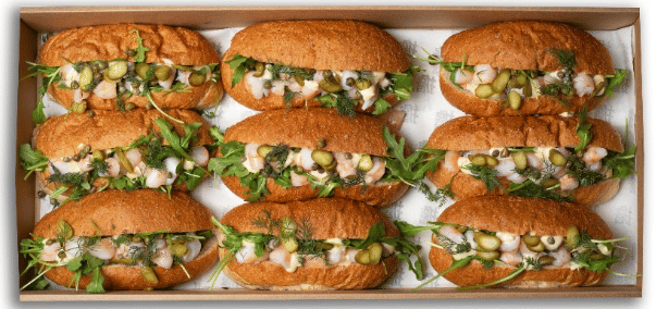 Prawn Mayo Roll Platter