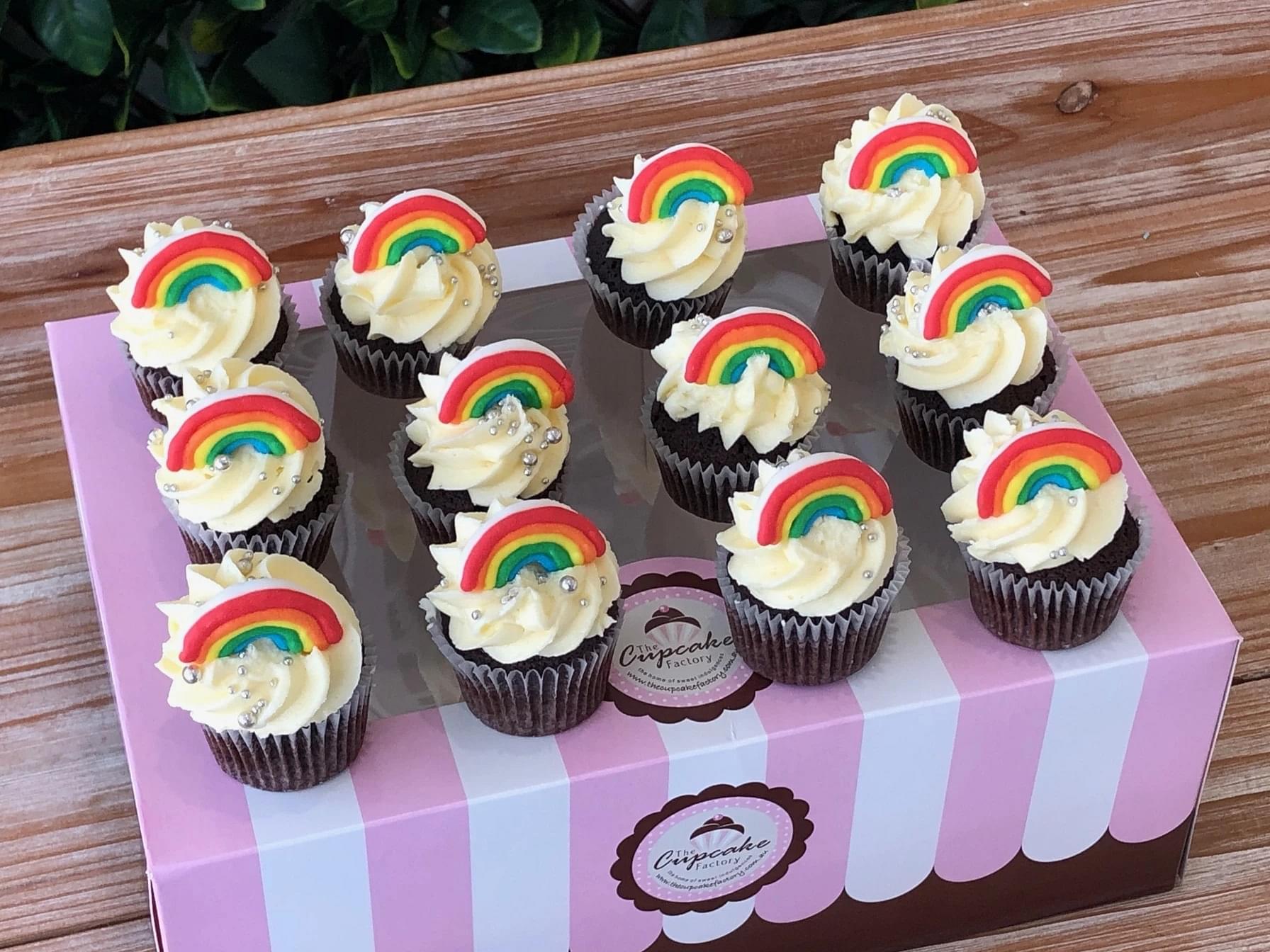 Rainbow Cupcakes - 12 pack
