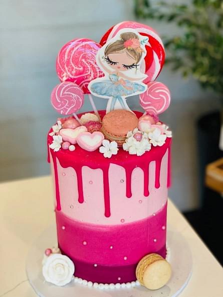 Ballerina Drip Cake