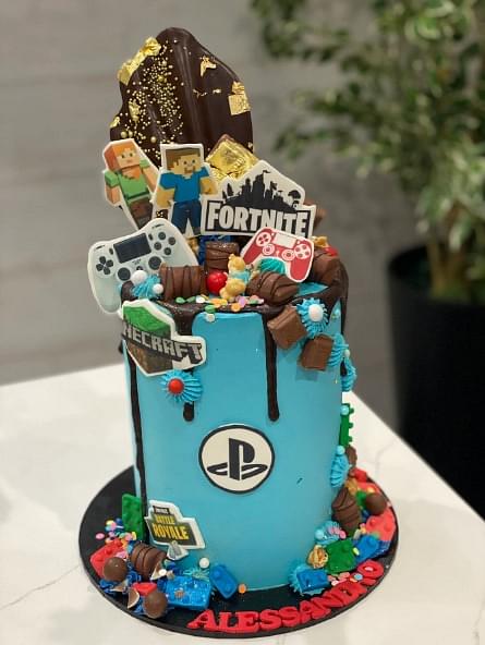 Playstation & Fortnite Cake