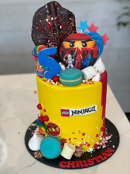 Ninjago Drip Cake