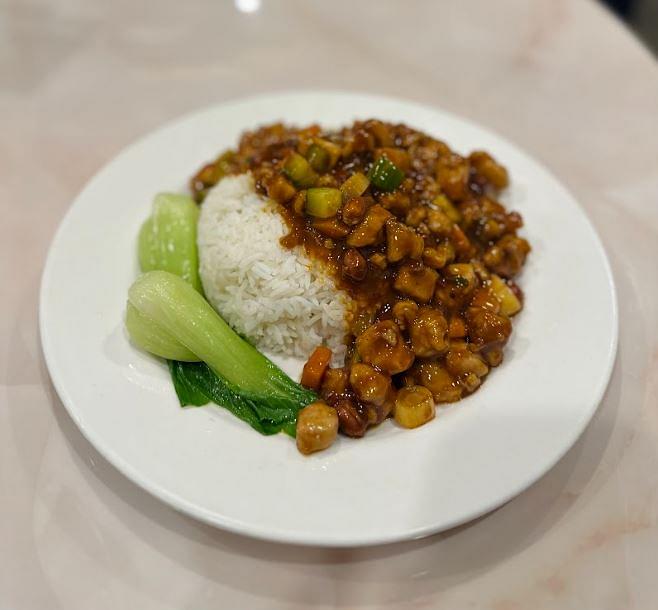 Kung Pao Chicken Rice
