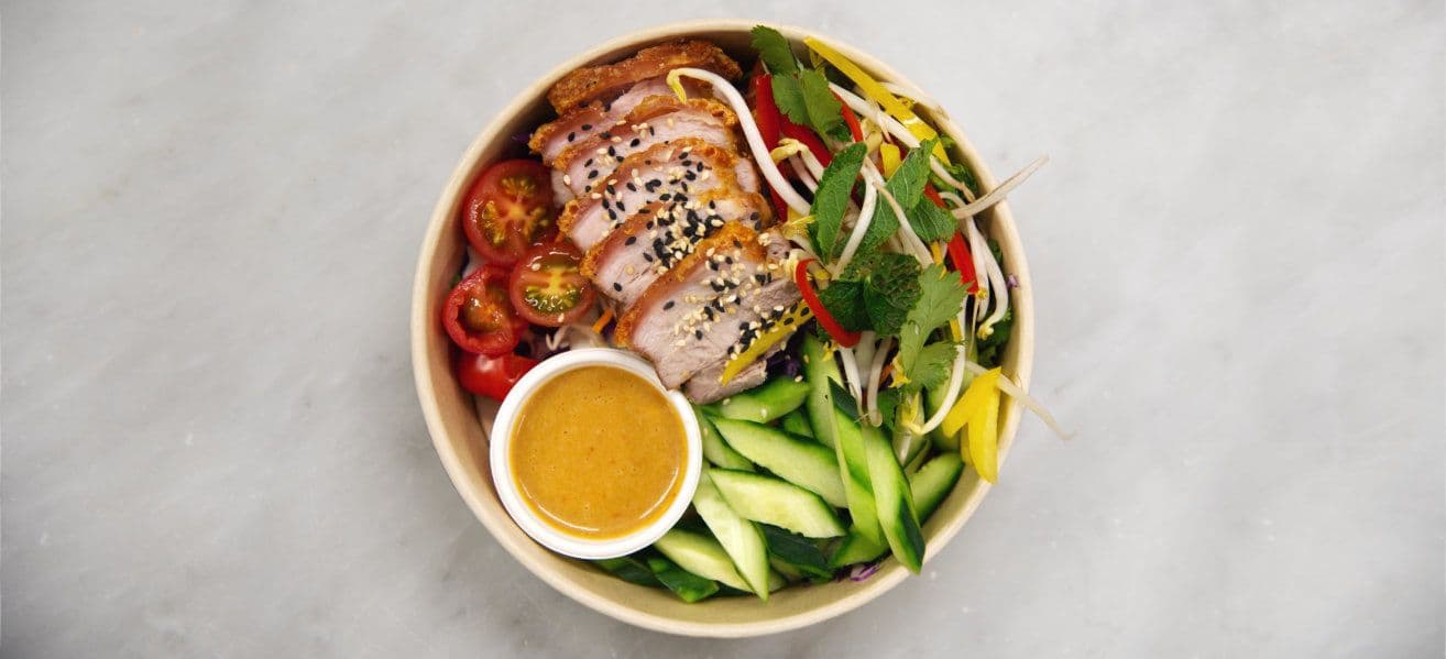 Crispy Pork Belly Salad