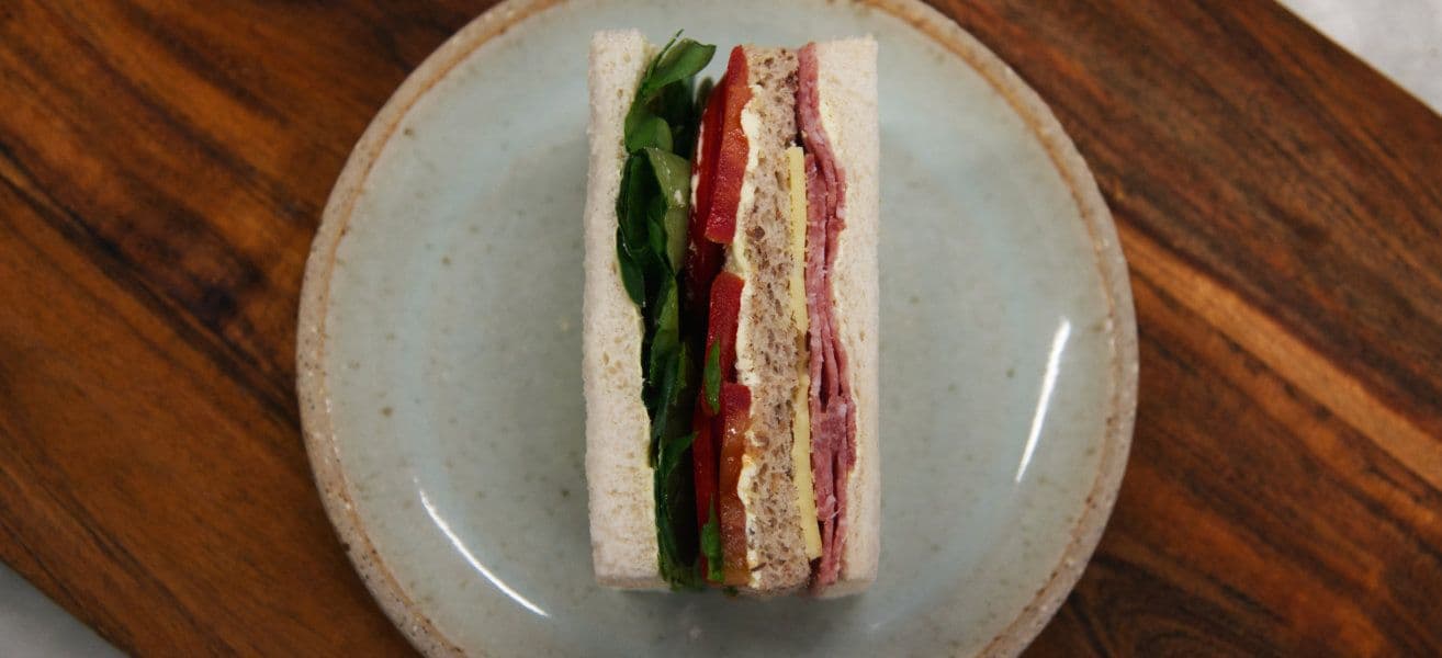 Salami Club Sandwich