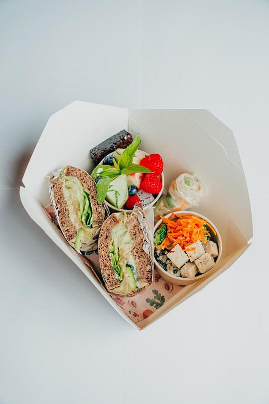Grilled Veggie Vegan Lunch Box