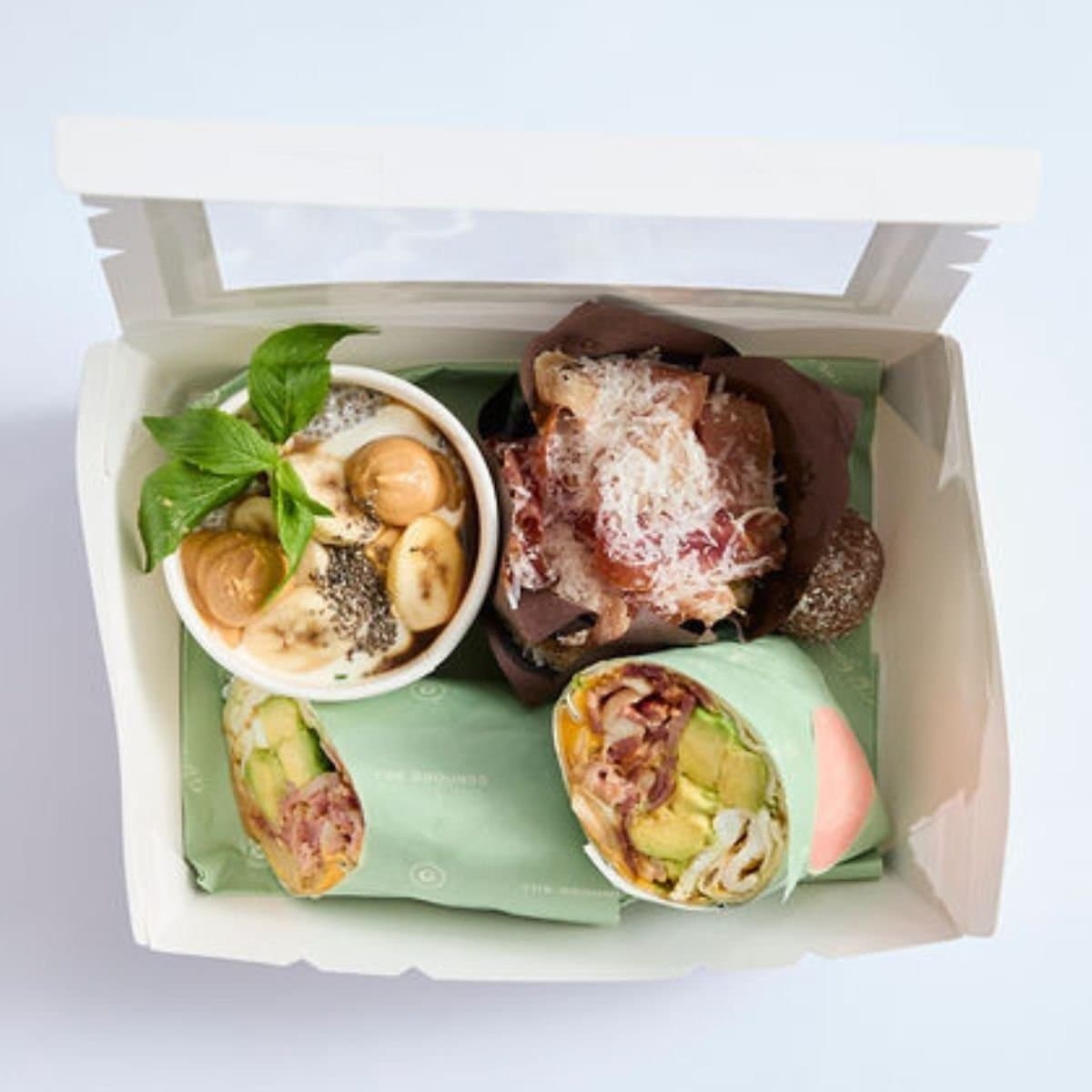 Bacon & Egg Wrap Breakfast Box