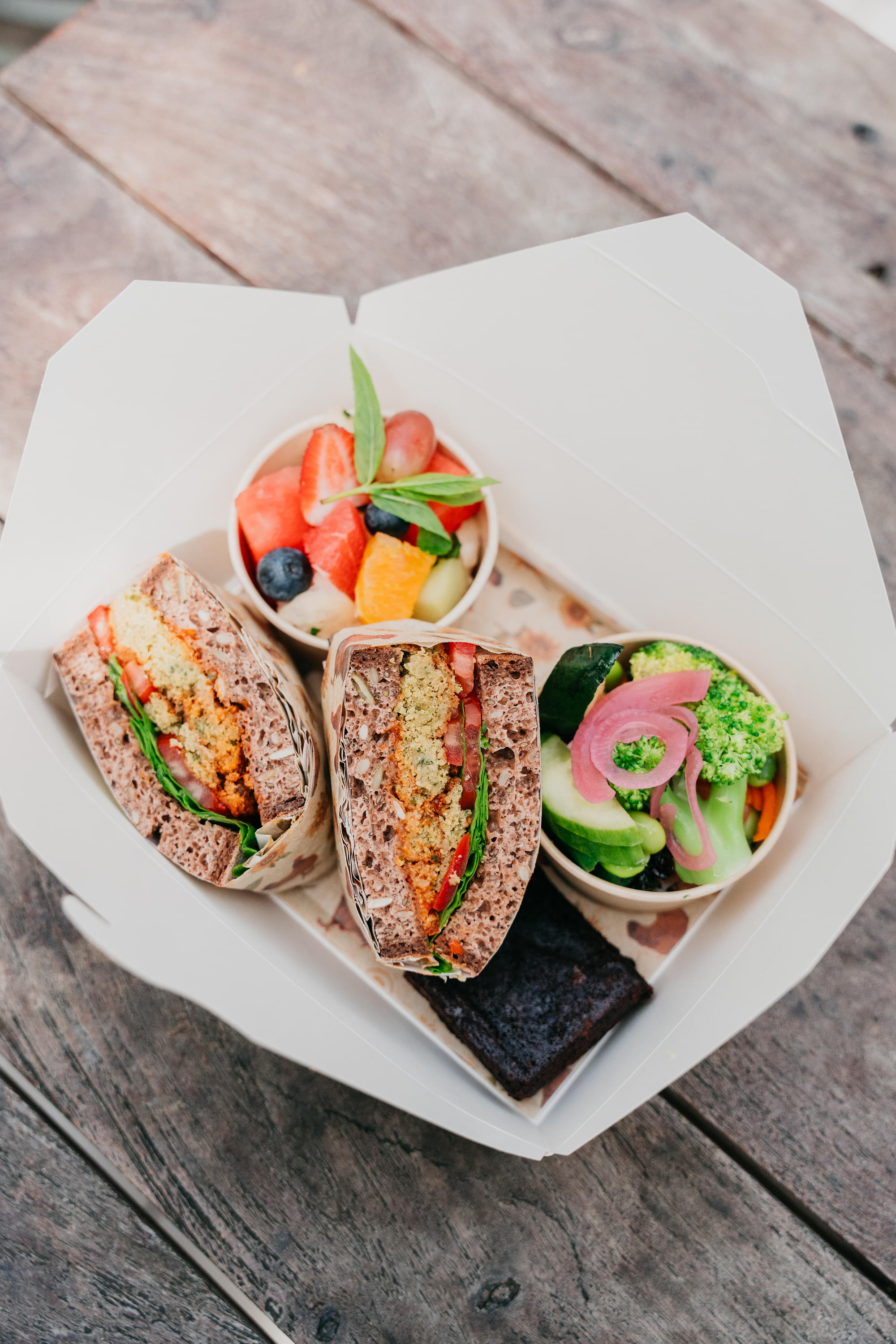 Falafel Sandwich Lunch Box
