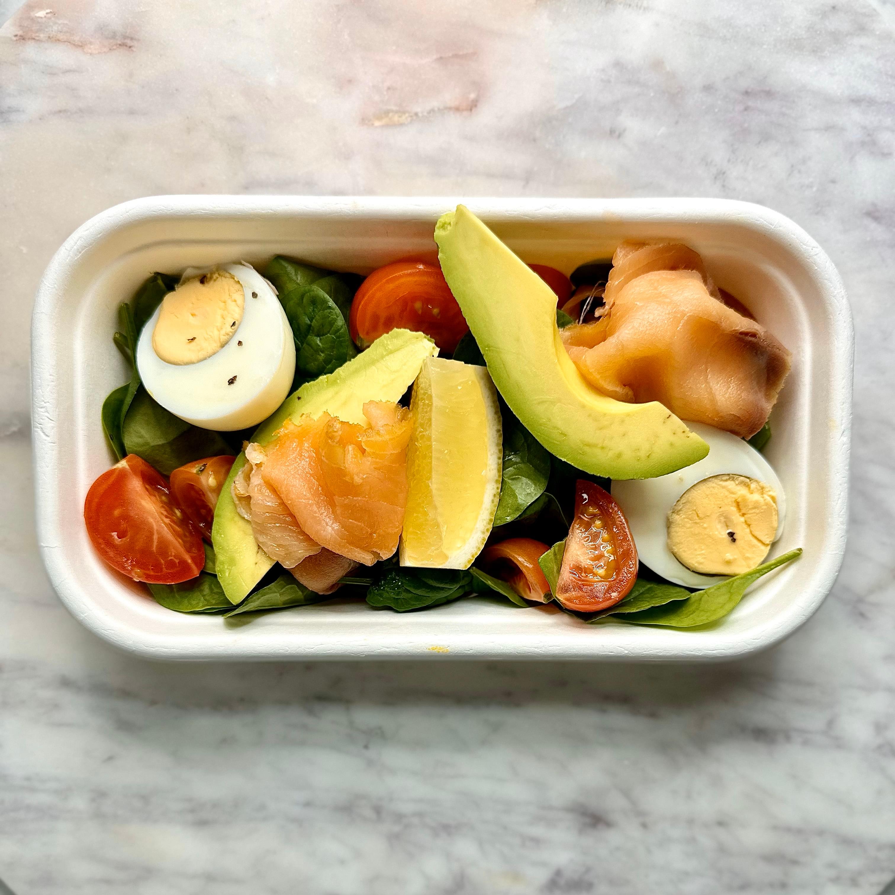 Smoked Salmon Breakfast Salad