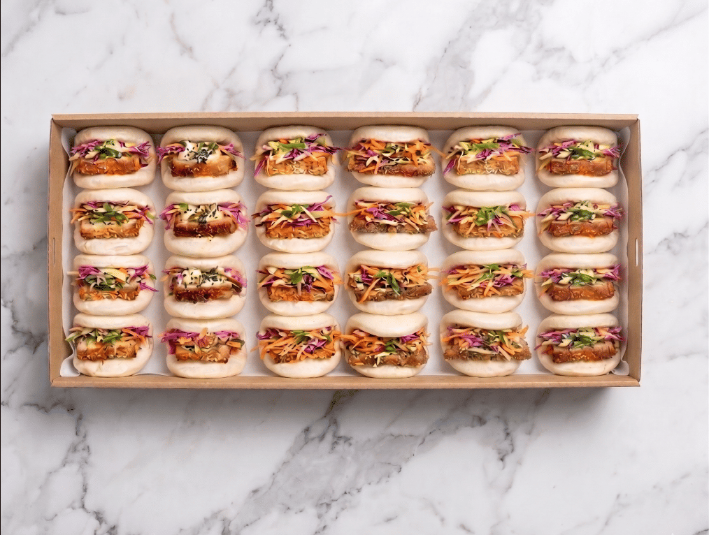 Crispy Chicken Bao Bun Platter
