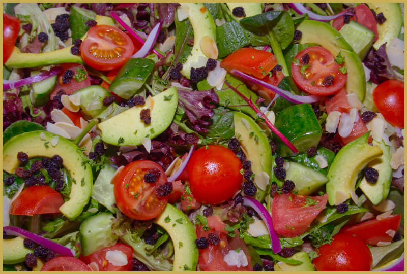 Avocado Garden Salad