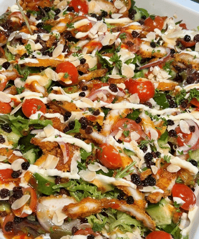 Fried Chicken & Garden Salad