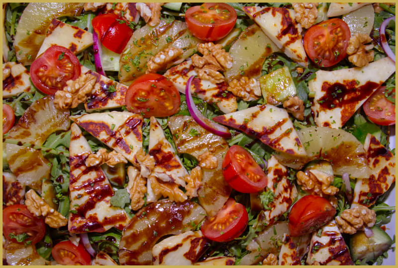 Halloumi Garden Salad