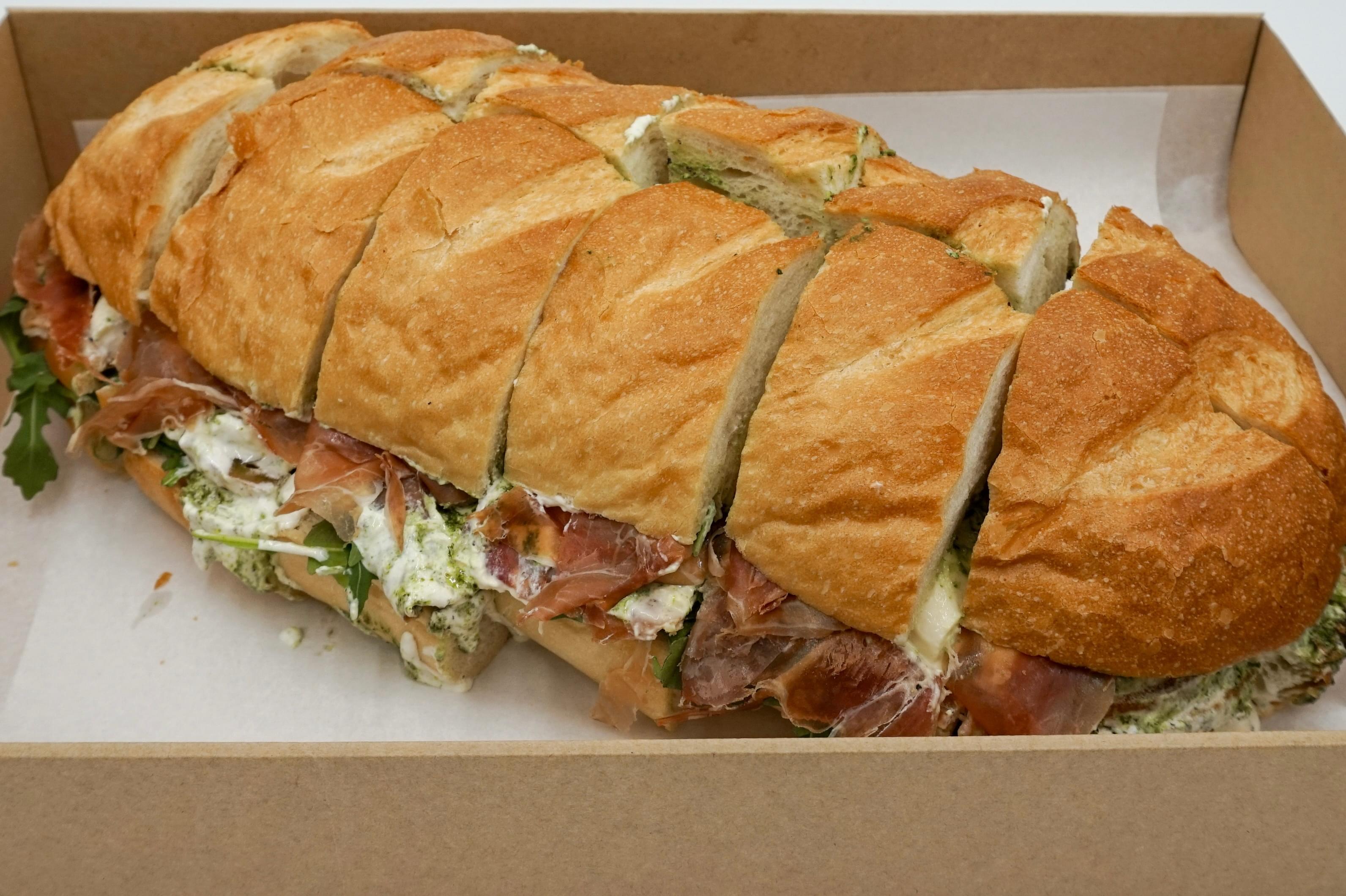 Burrata & Prosciutto Sandwich