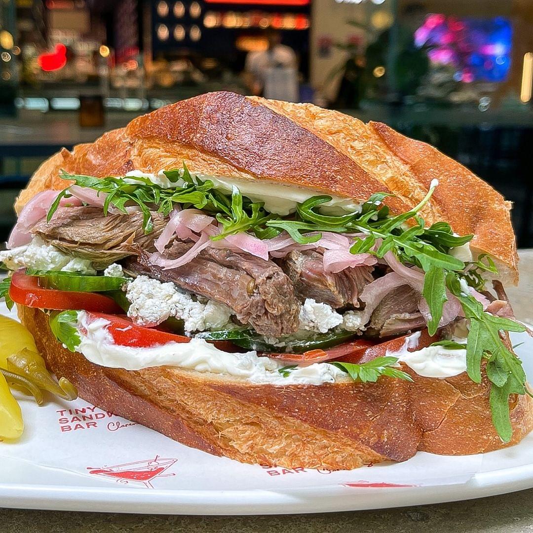 Slow Cooked Lamb Sandwich