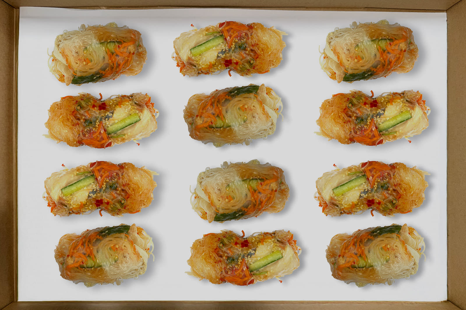 Chicken Rice Paper Rolls