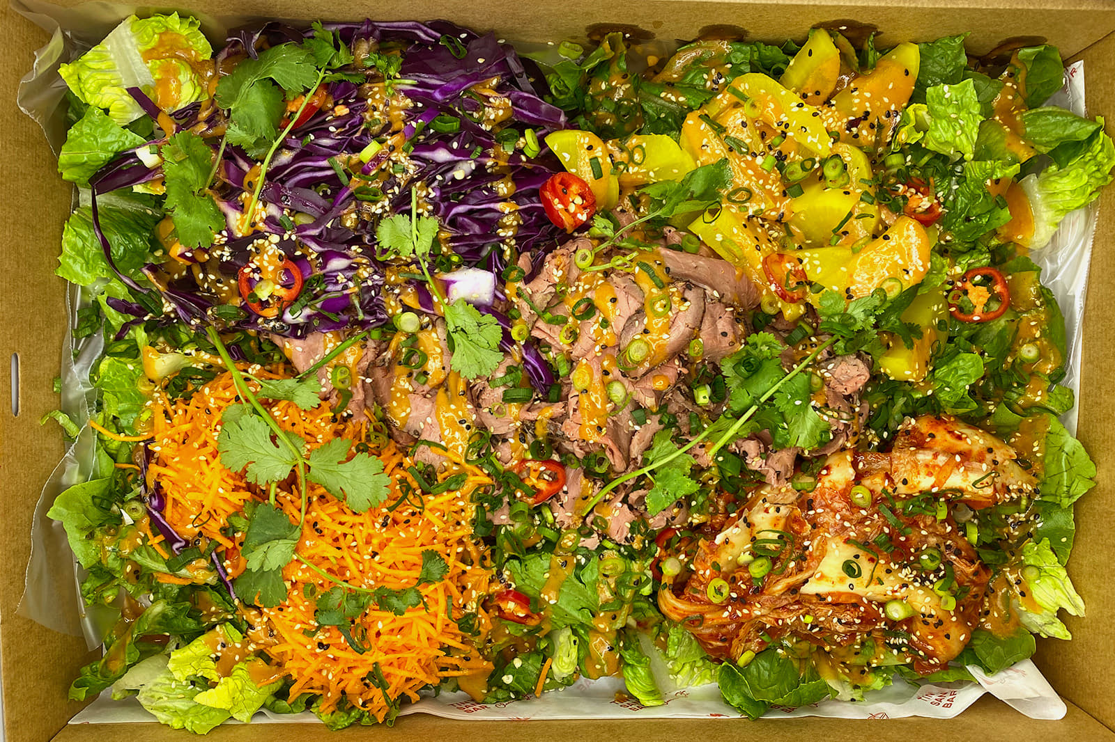 Korean Rare Beef Salad