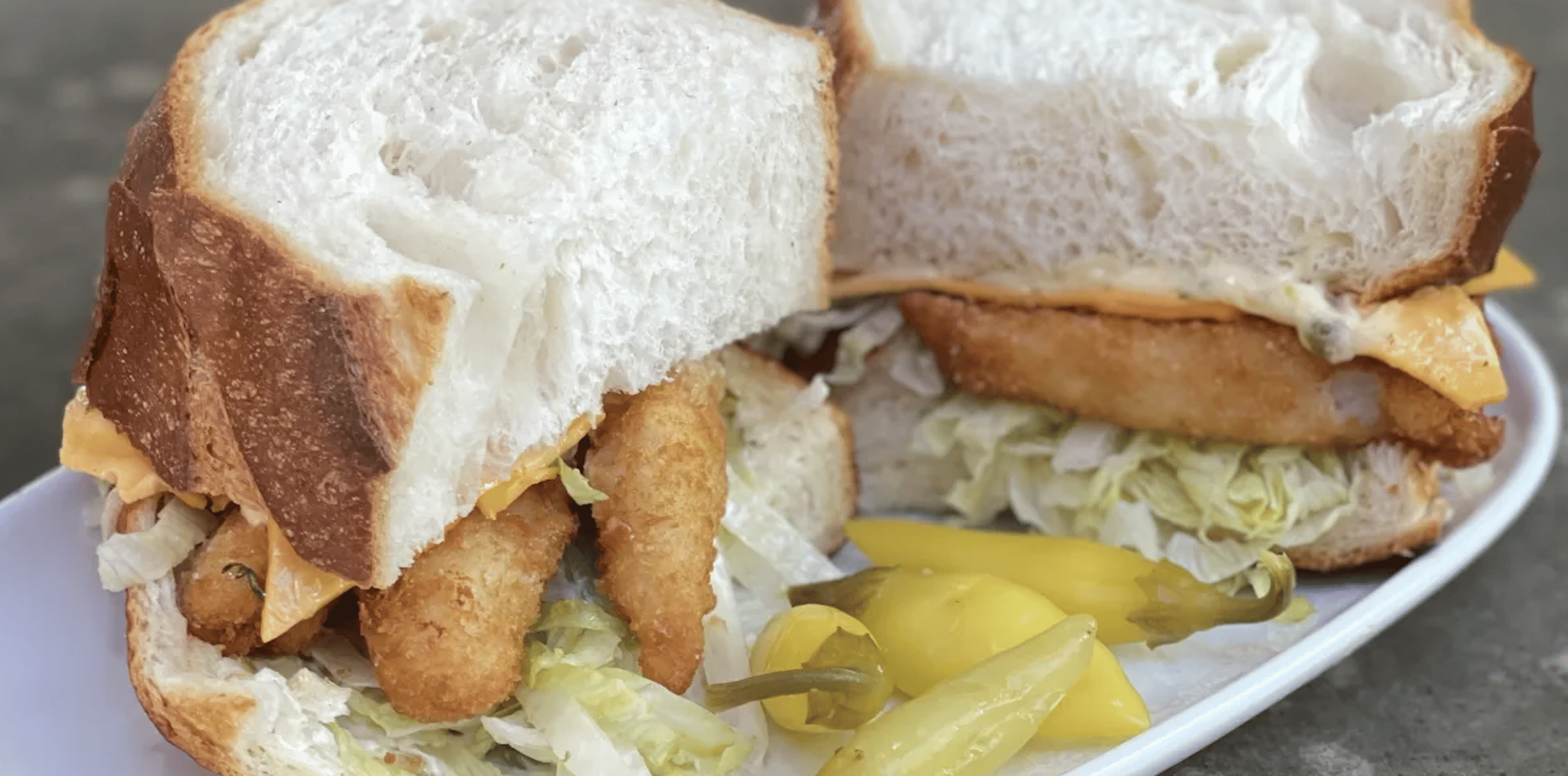 Crumbed Fish Sandwich