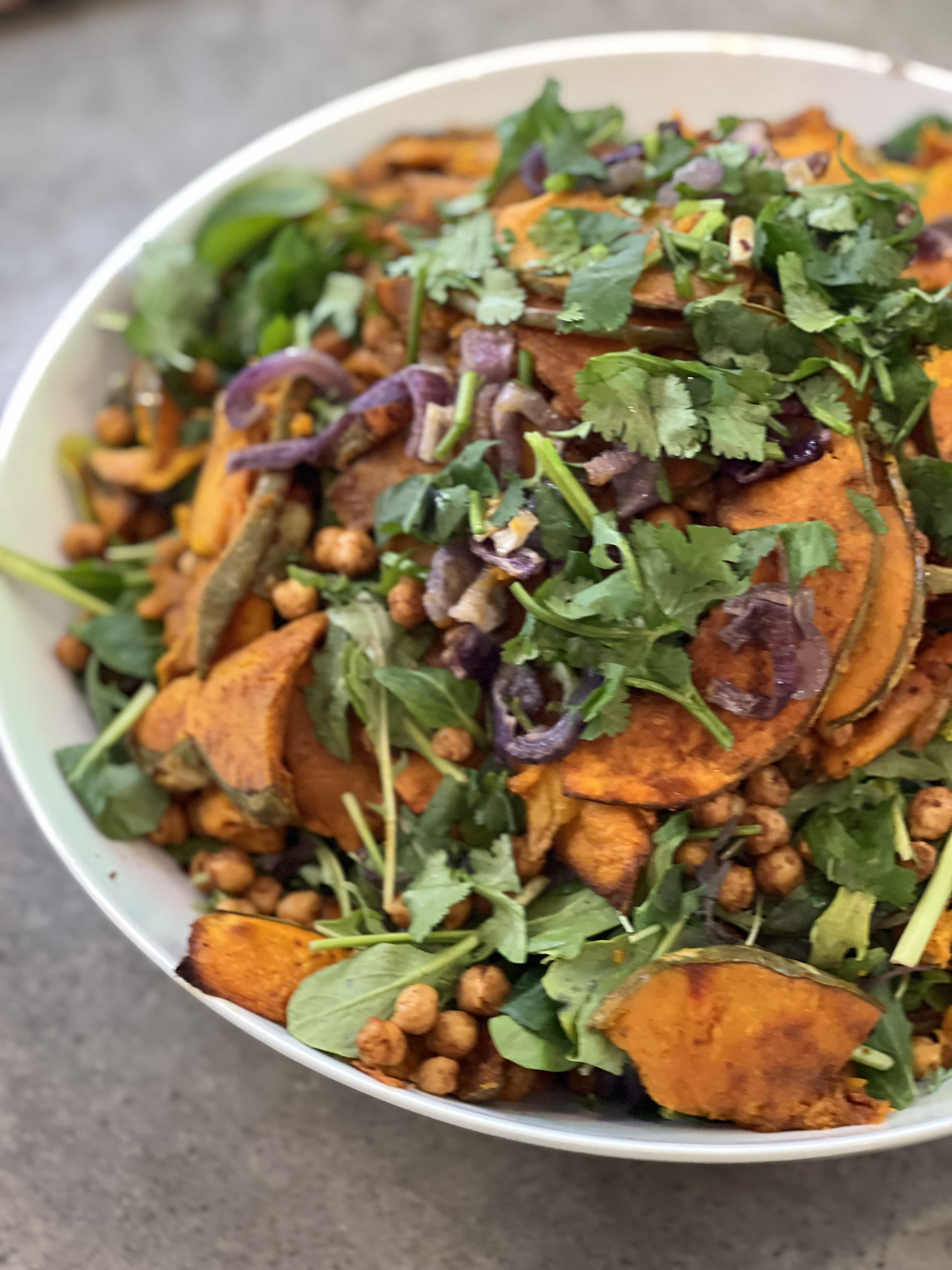 Roast Pumpkin & Chickpea Salad