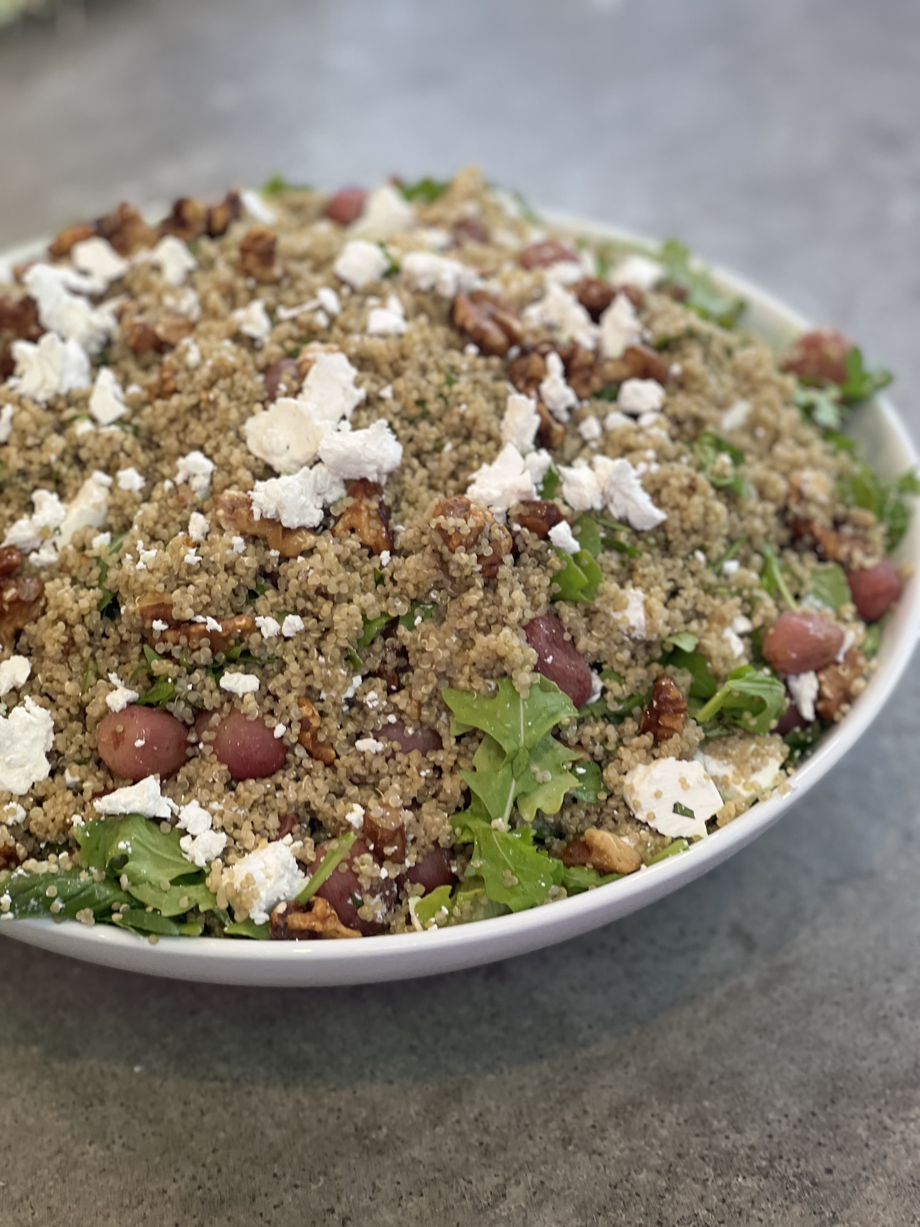 Roasted Grape & Quinoa Salad