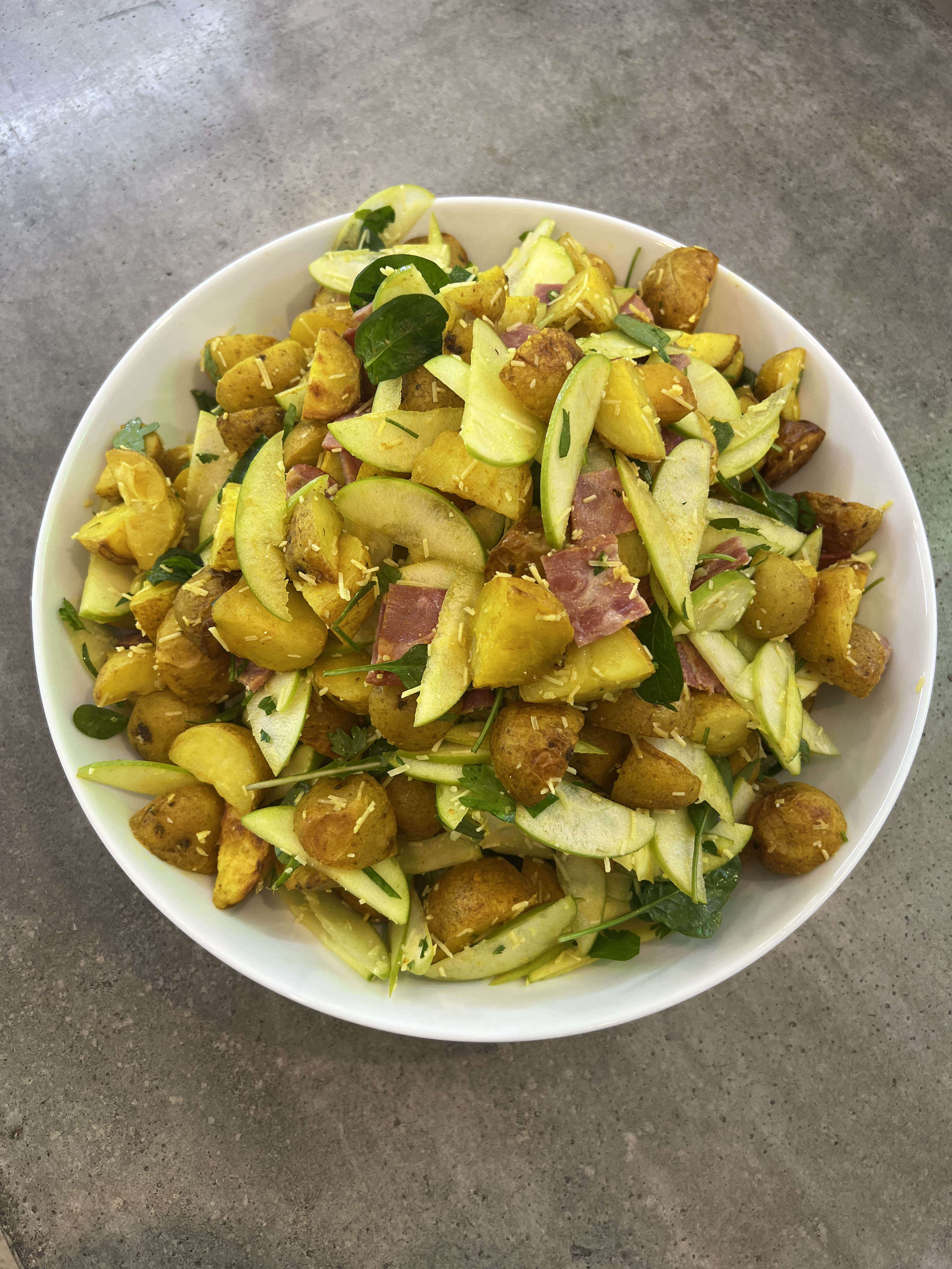 Turmeric Roasted Potato Salad