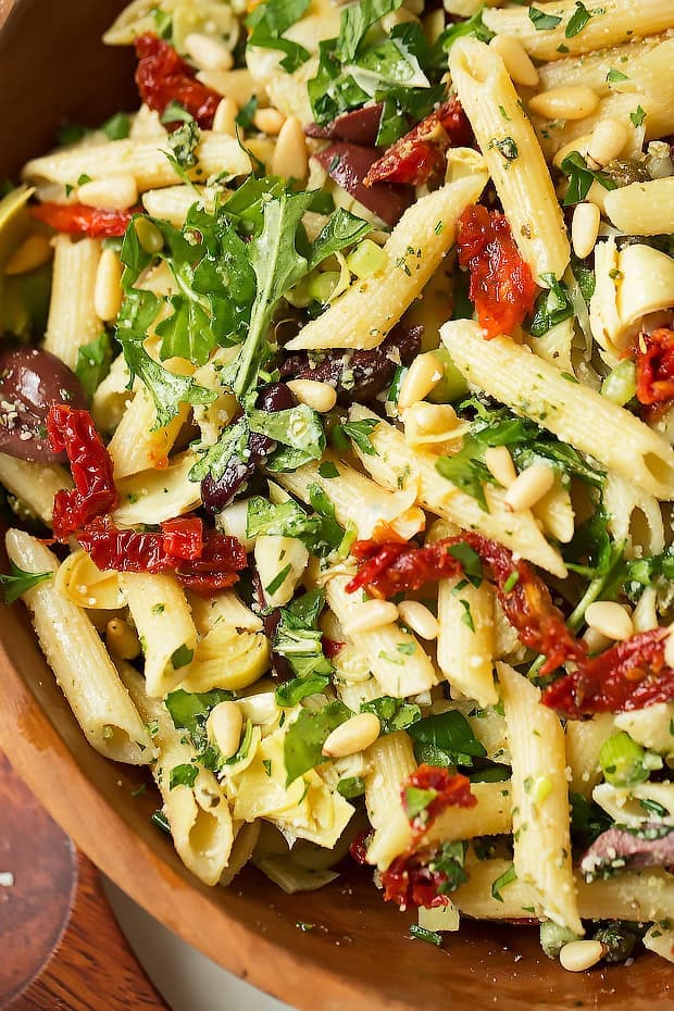  Mediterranean Pesto Pasta Salad
