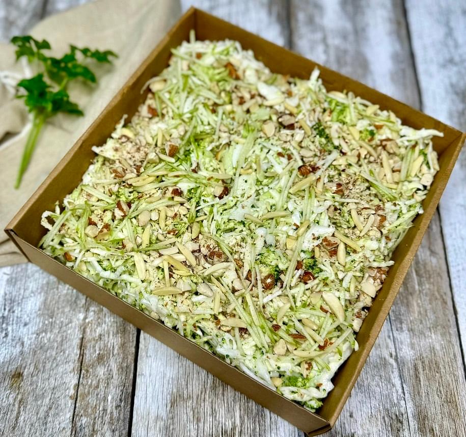 Raw Broccoli Slaw Salad