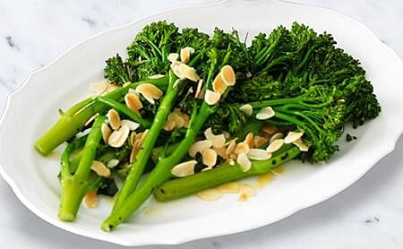 Chargrilled Broccolini with Toasted Almonds