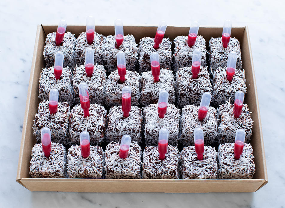 Dracula's "Down Under" Lamingtons