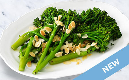 Chargrilled Broccolini with Toasted Almonds