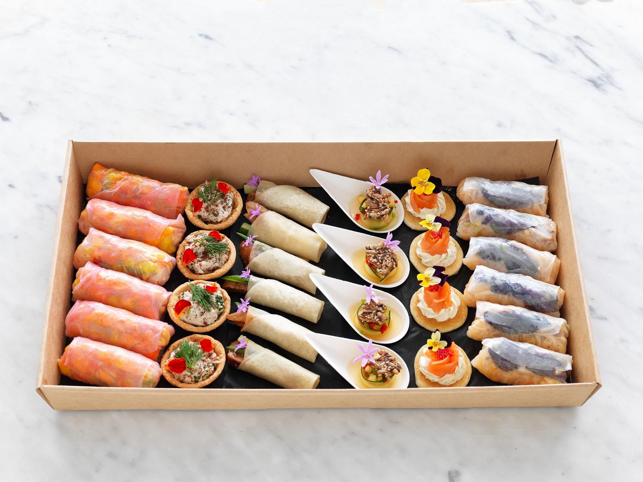 Spring Floral Canape Collection