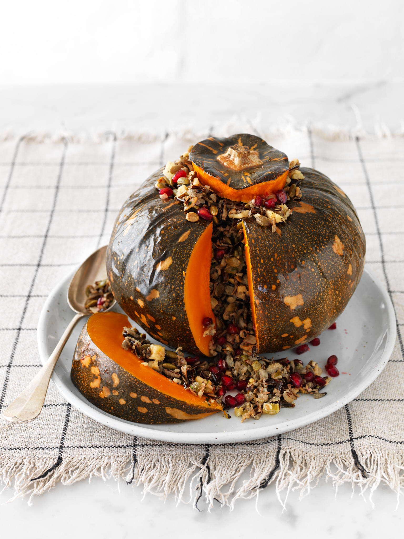 Stuffed Kabocha Pumpkin
