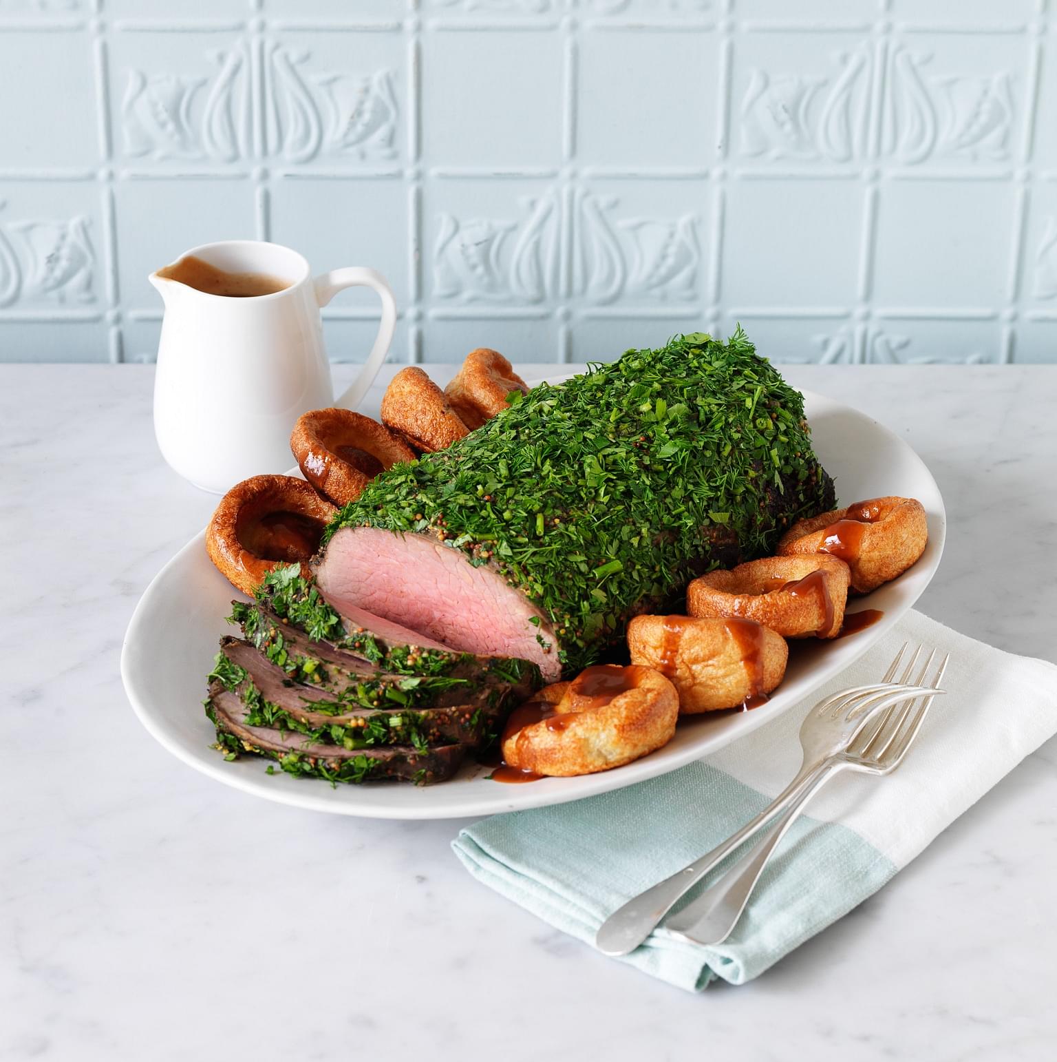 Roast Beef with Mustard & Dill