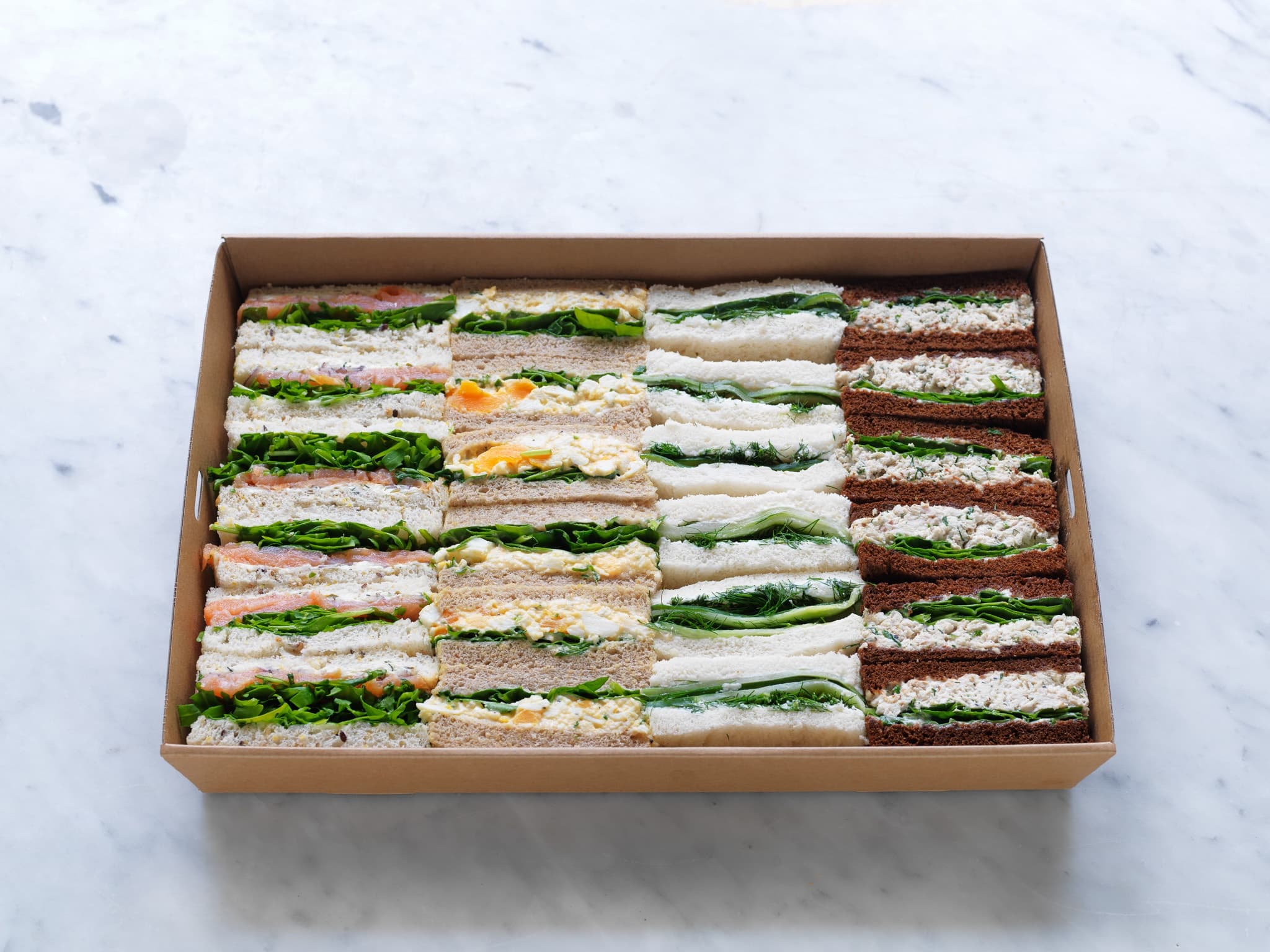 IWD Celebration Finger Sandwiches