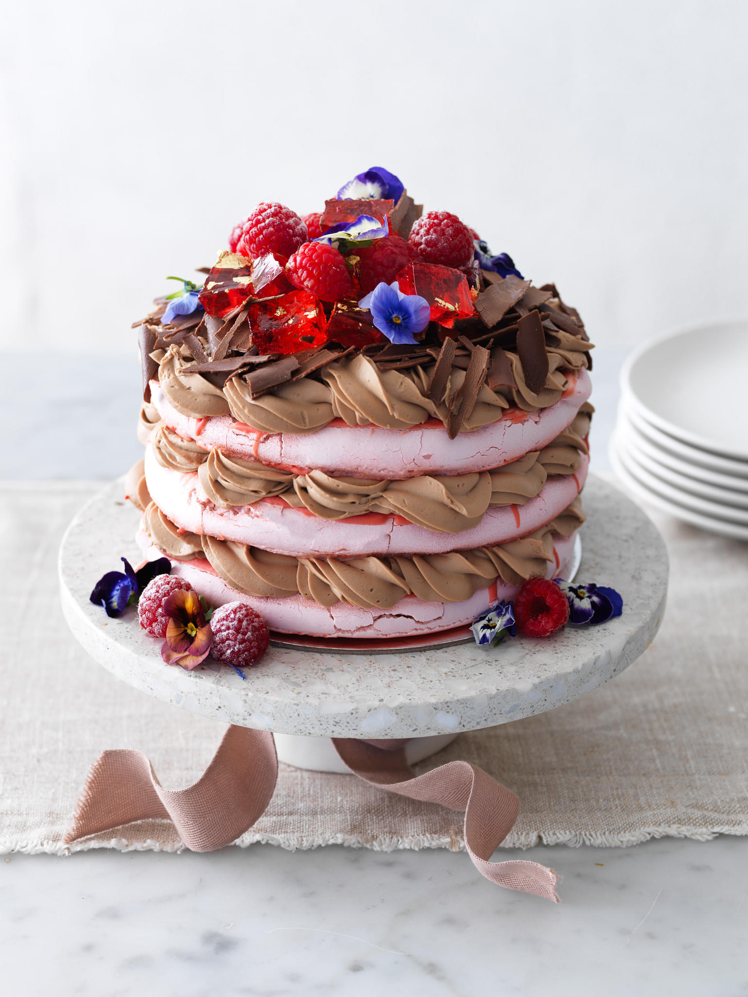 Indulgent Turkish Delight Pavlova