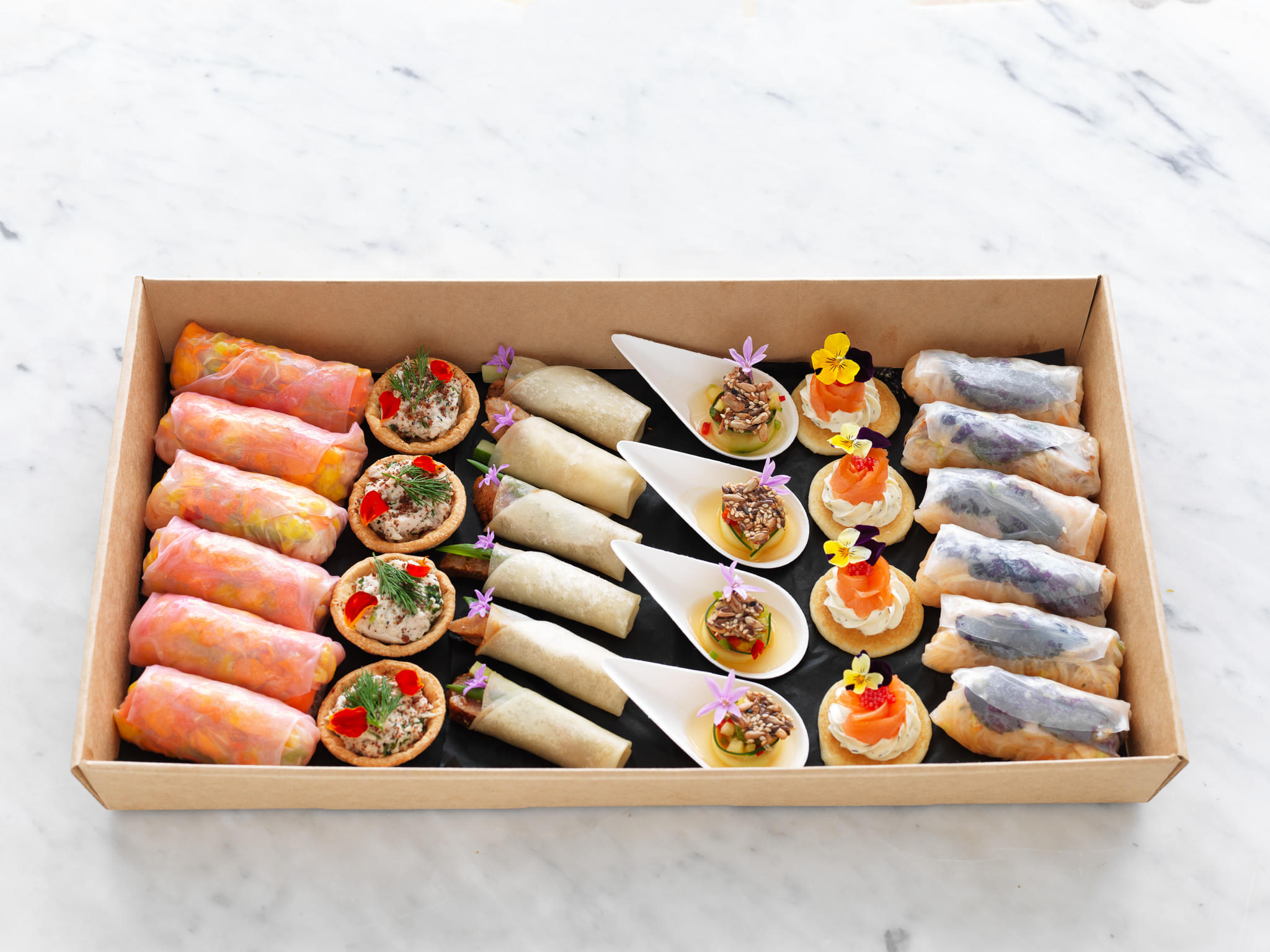 Bloomin' Beautiful Canapes