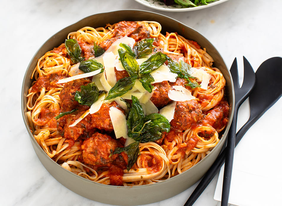 Italian Meatballs & Rosa Sauce