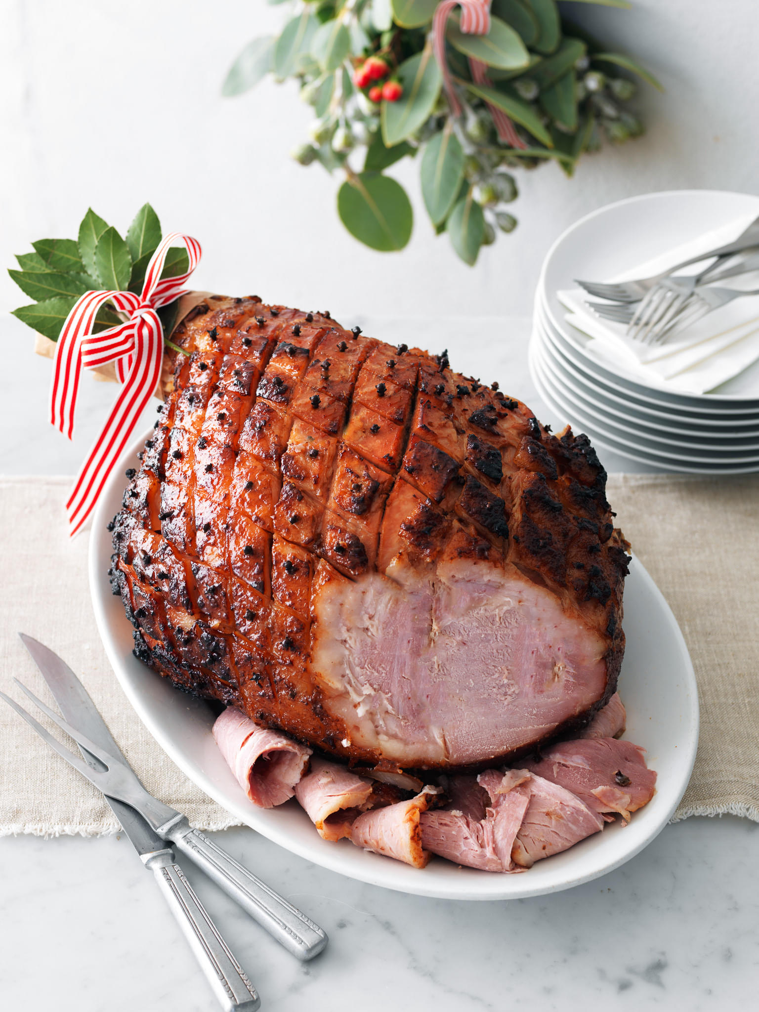 Dressed Maple Glazed Ham