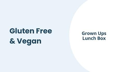 Gluten Free & Vegan Grown Ups Lunch Box