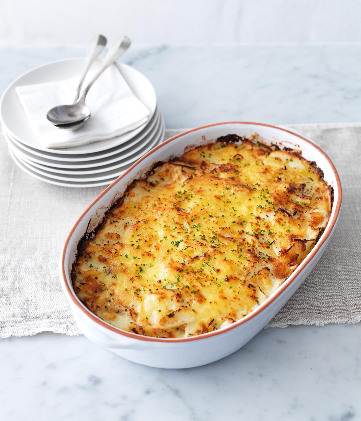 Potato Bake with Chives & Thyme