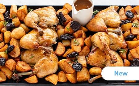 Chicken Confit with Duck Fat Potatoes