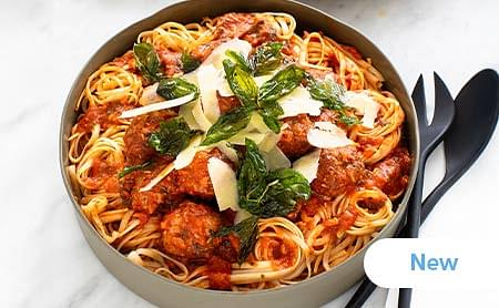 Italian Polpette Pasta with Rosa